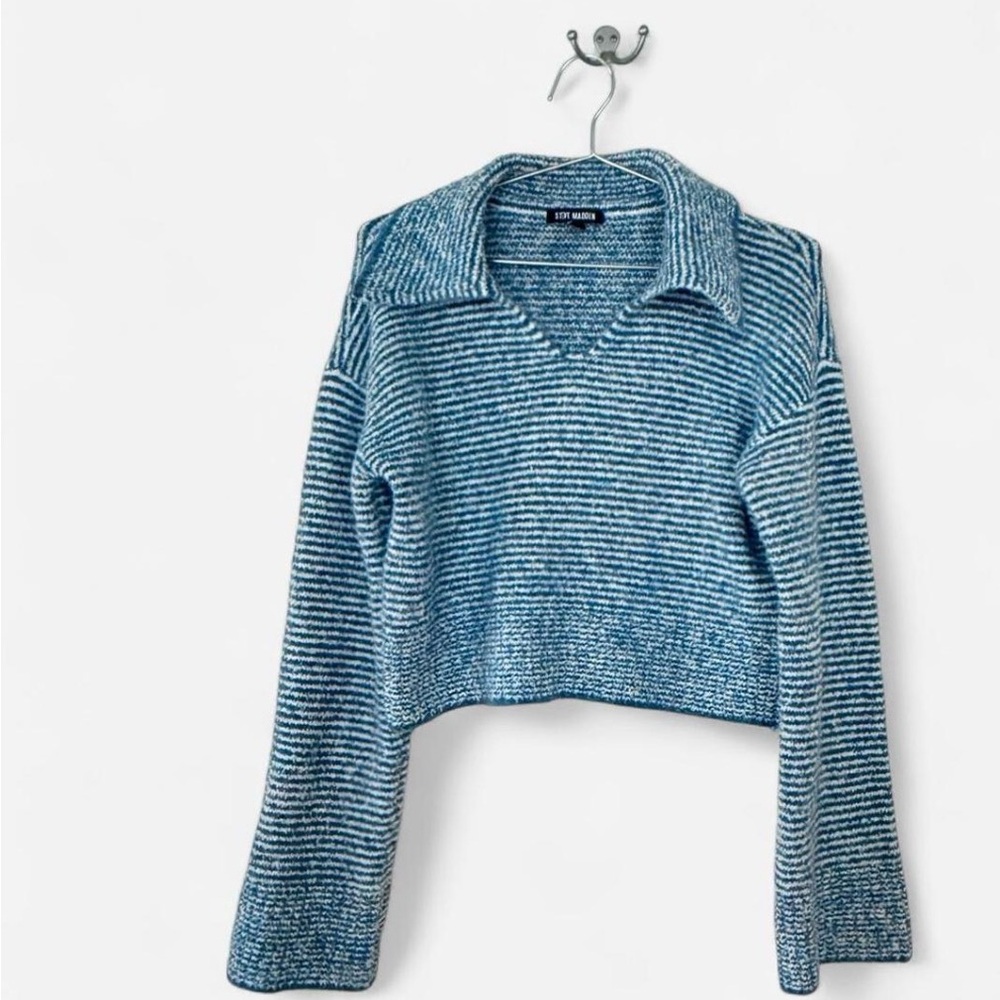 Steve Madden Collared Striped Women's Sweater
